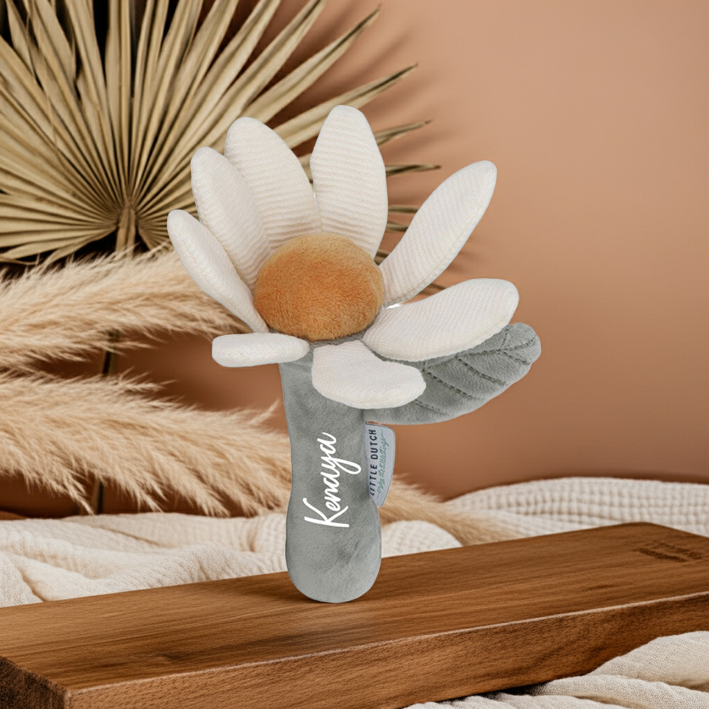 Hochet fleur Petite ferme