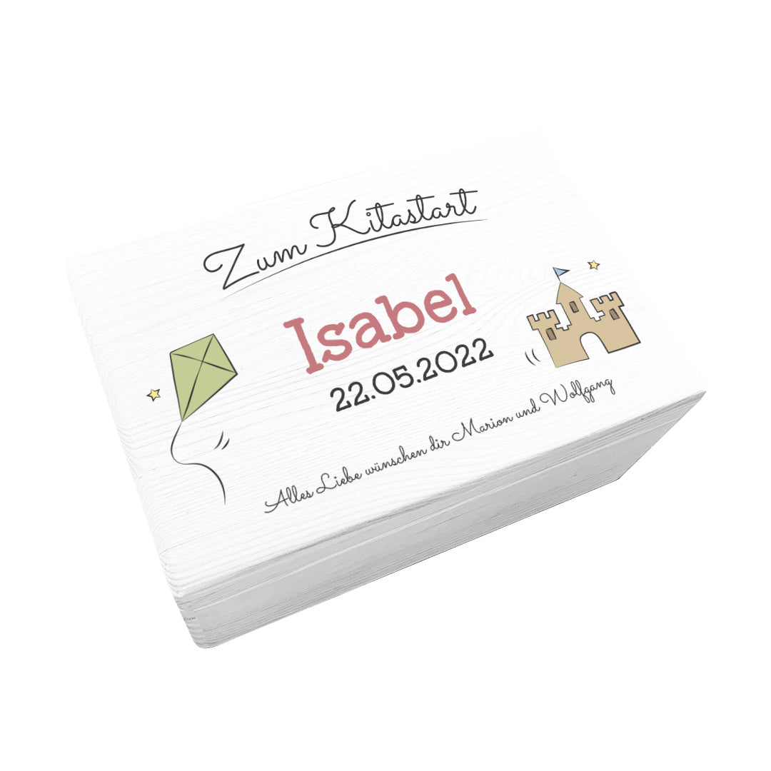 XL Memory Boxes - Natural Wood - Christening / School / Kindergarten / Communion - Personalized | Smack Boxes