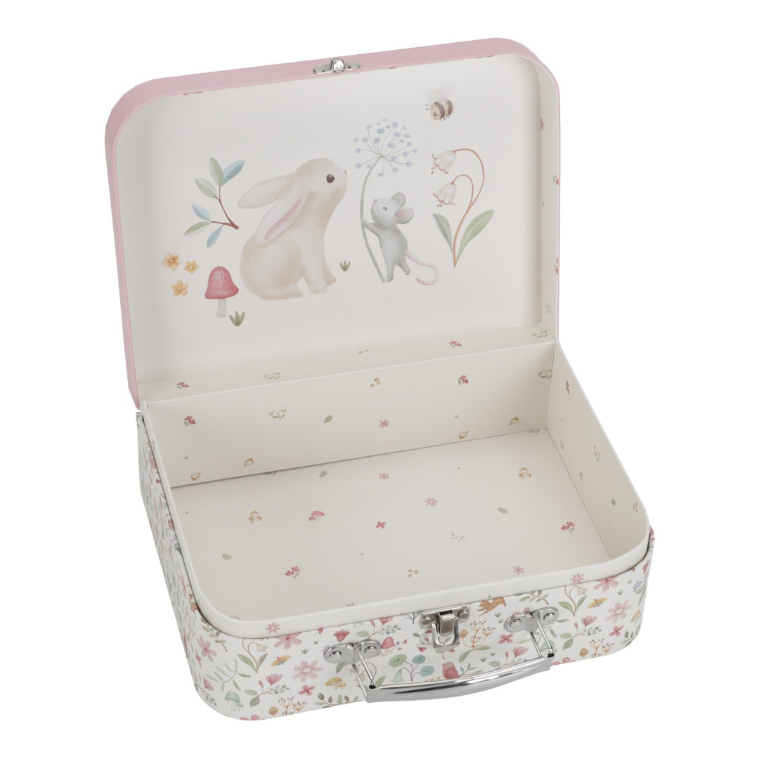 Personalisierter Kinderkoffer Fairy Garden Rosa mit Namen