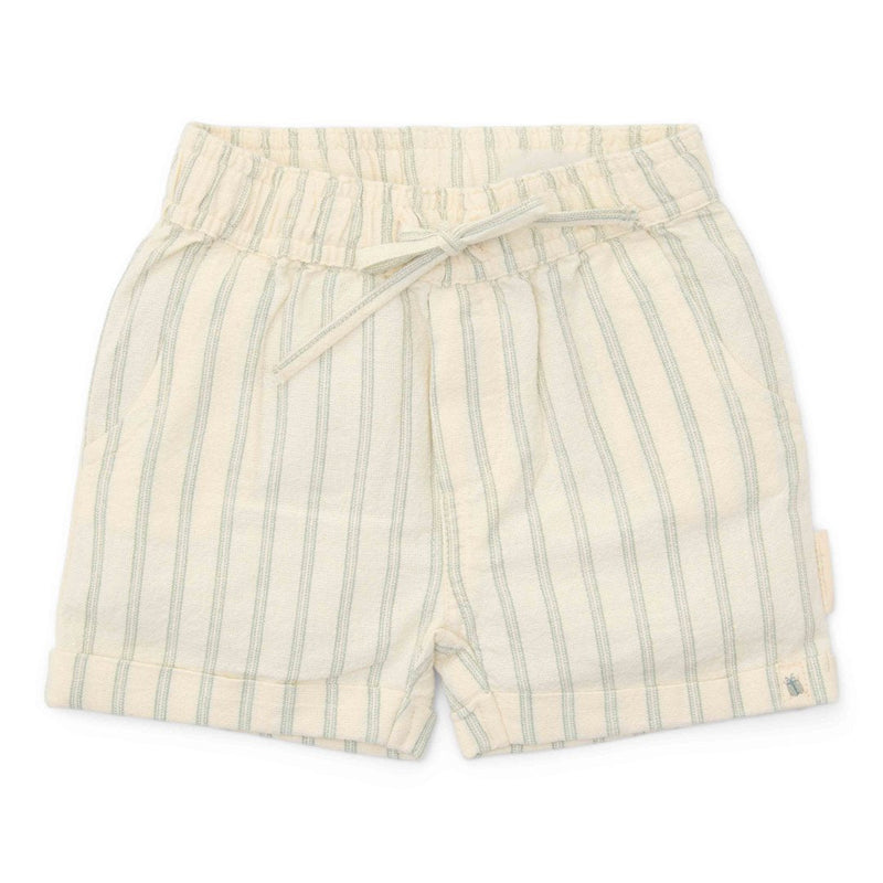 Kurze Hose Forest Green Stripe – Sommerhose für Kinder