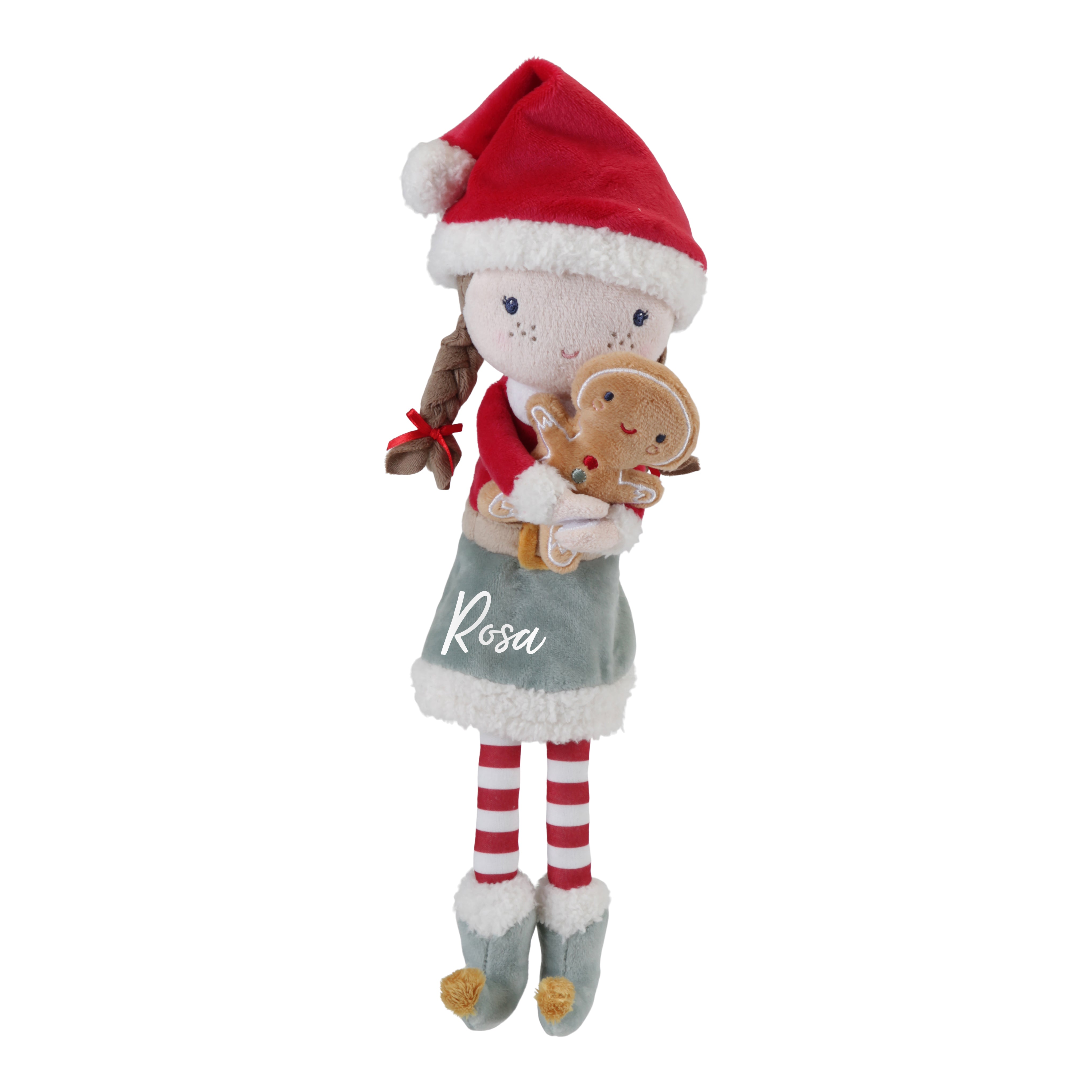 Winterpuppe Rosa 35 cm – Kuschelpuppe für Babys & Kinder