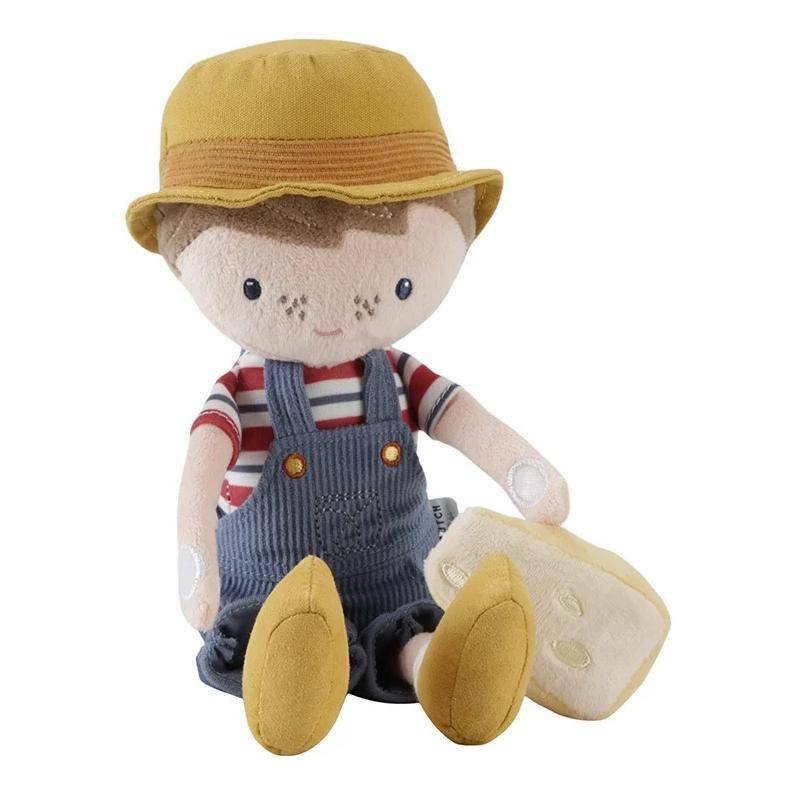 Personalisierte Kuschelpuppe Farmer Jim | Geschenk zur Geburt by Schmatzepuffer®