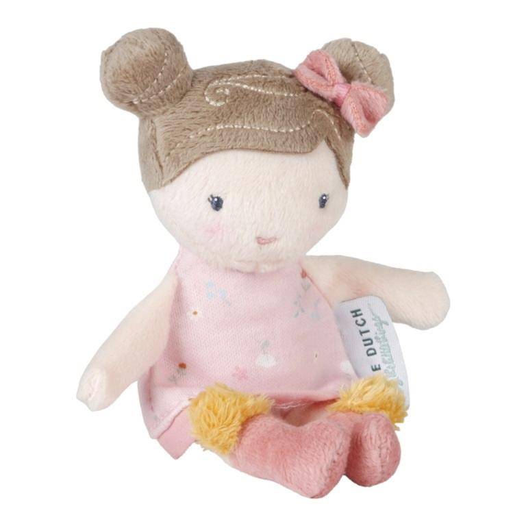 Pink cuddly doll, 10 cm