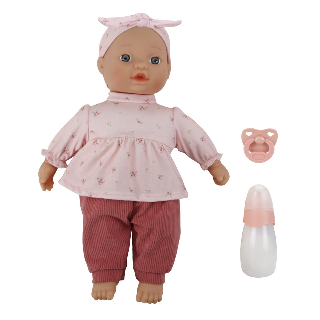 Personalized Baby Doll Lily with Name & Accessories | Gift for Children