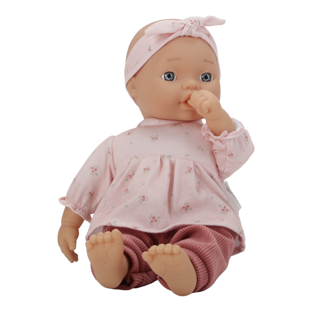 Personalized Baby Doll Lily with Name & Accessories | Gift for Children
