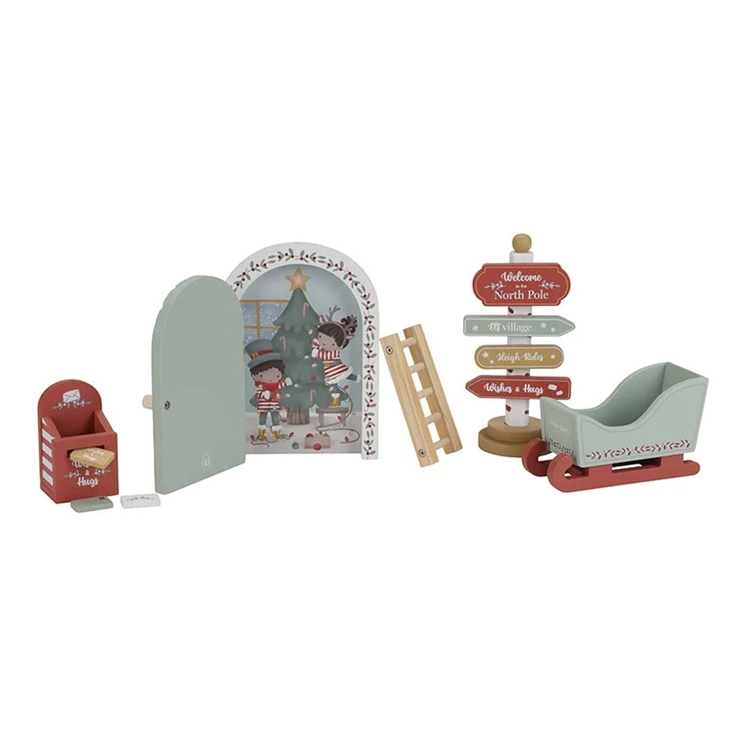 Wichtel Zubehör Set Weihnachten inkl. Wichteltür | Little Dutch