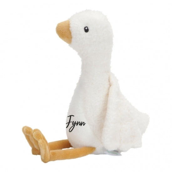 Peluche Little Goose, blanc 20 cm
