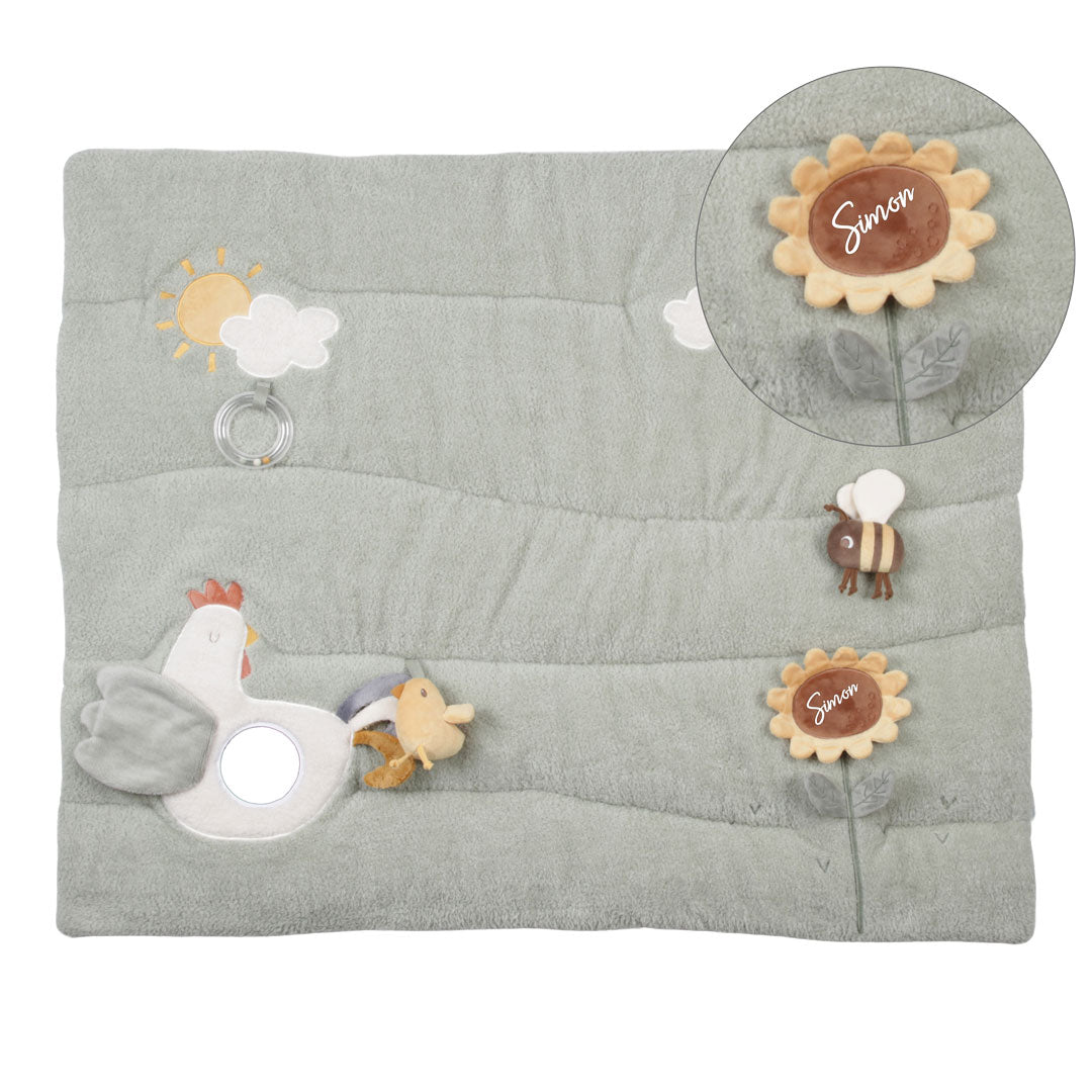 Tapis d'éveil Little Farm 80 x 100 cm