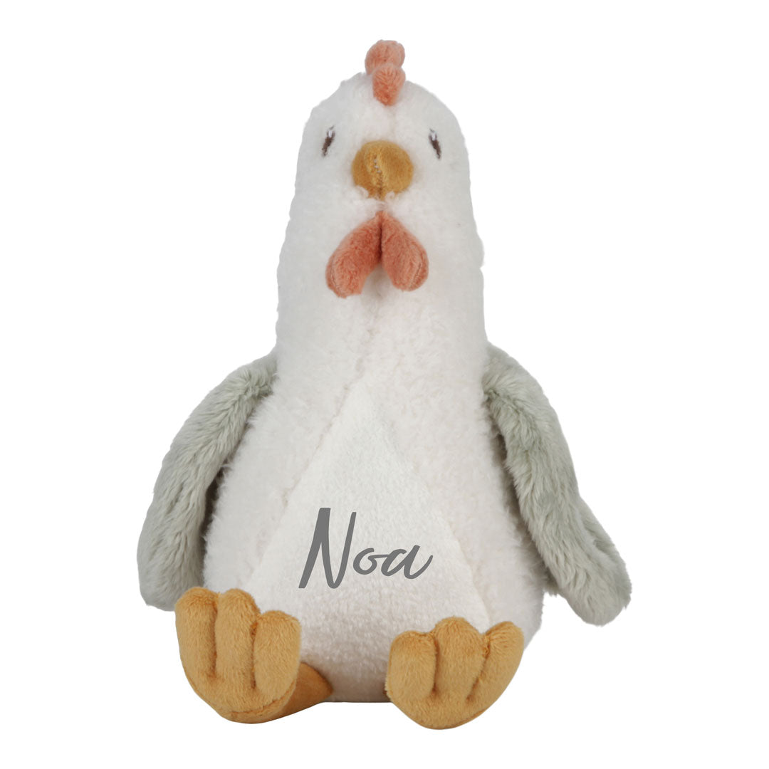 Peluche poule Little Farm 17 cm