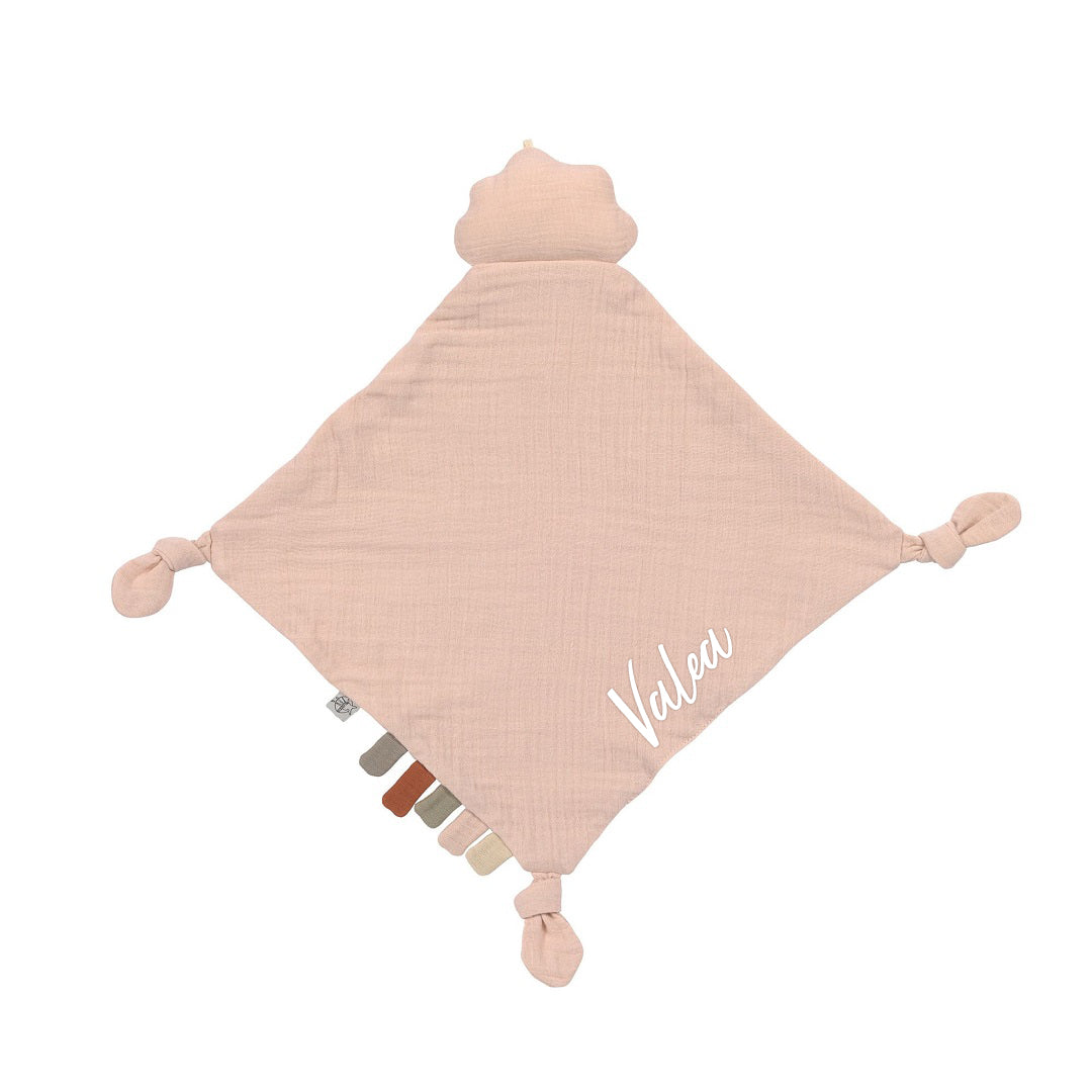 Schnuffeltuch GOTS Wolke, Rosa | Lässig