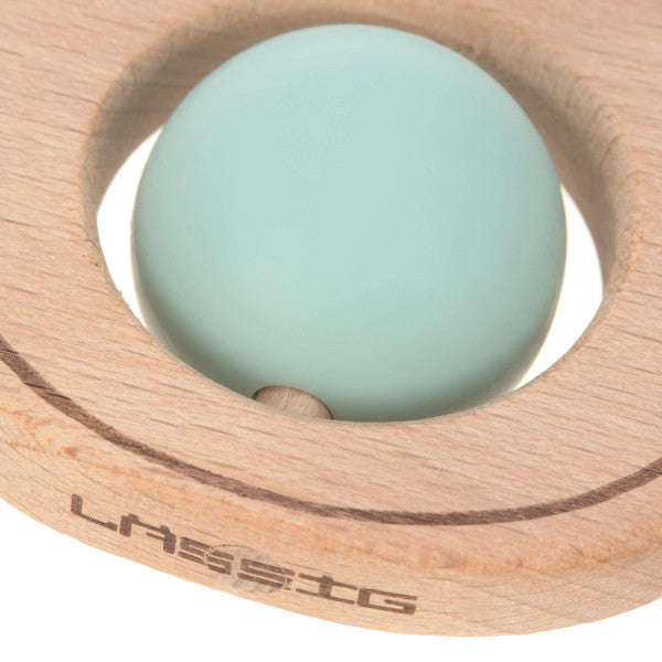 Grasping toy with bite aid - dog, natural / mint | Lässig