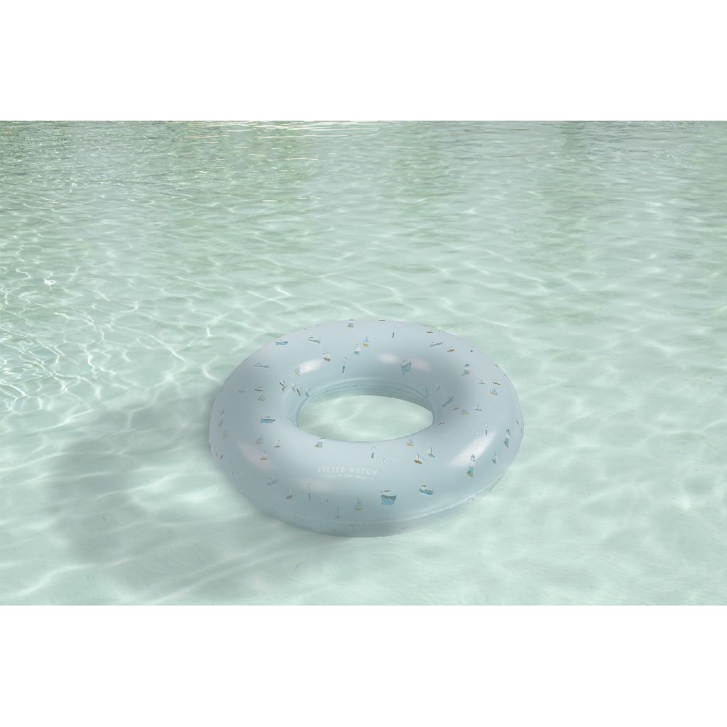 Schwimmring für Kinder 50 cm in Blau – Maritimes Design