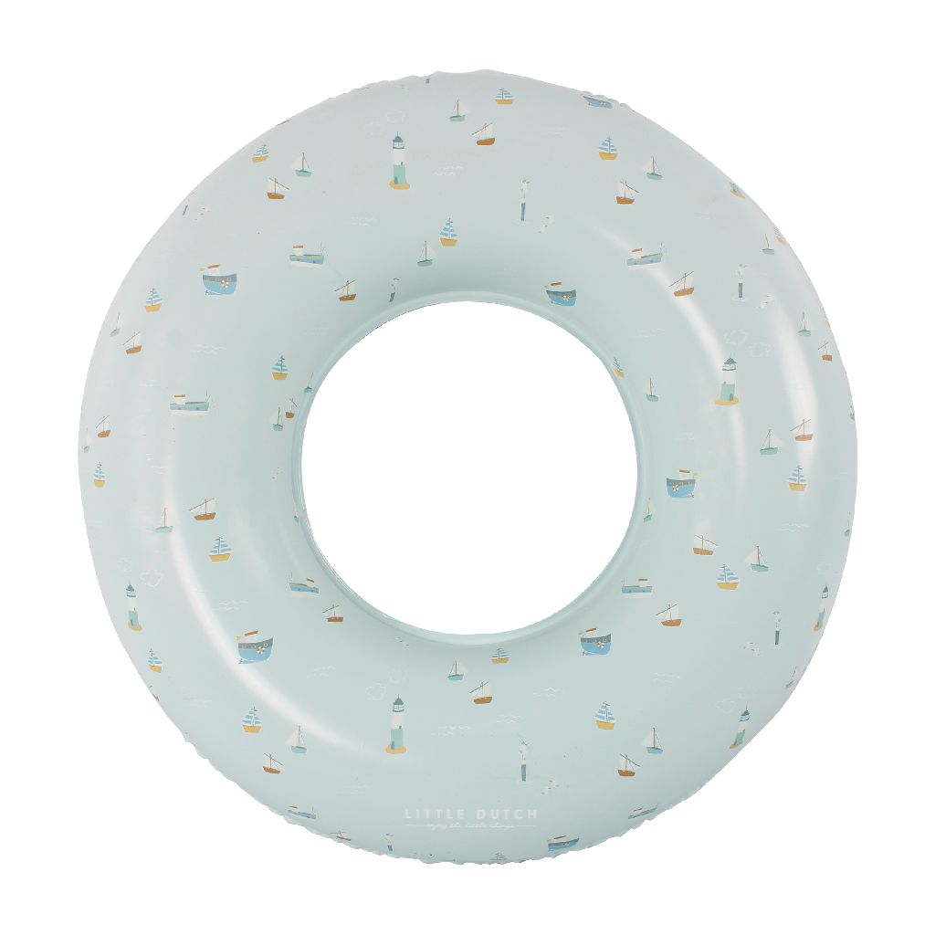 Schwimmring für Kinder 50 cm in Blau – Maritimes Design