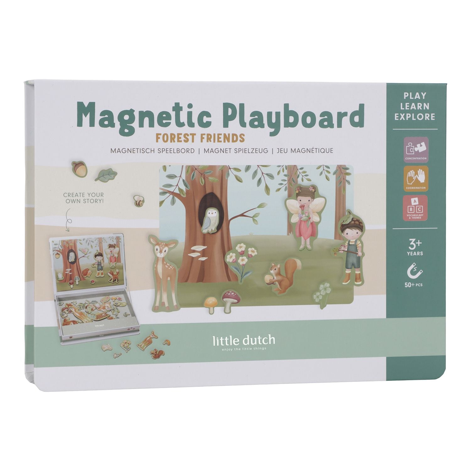 Magnetic Puzzle Forest Friends