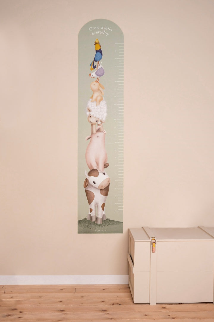 Height chart wall sticker Little Farm | Little Dutch