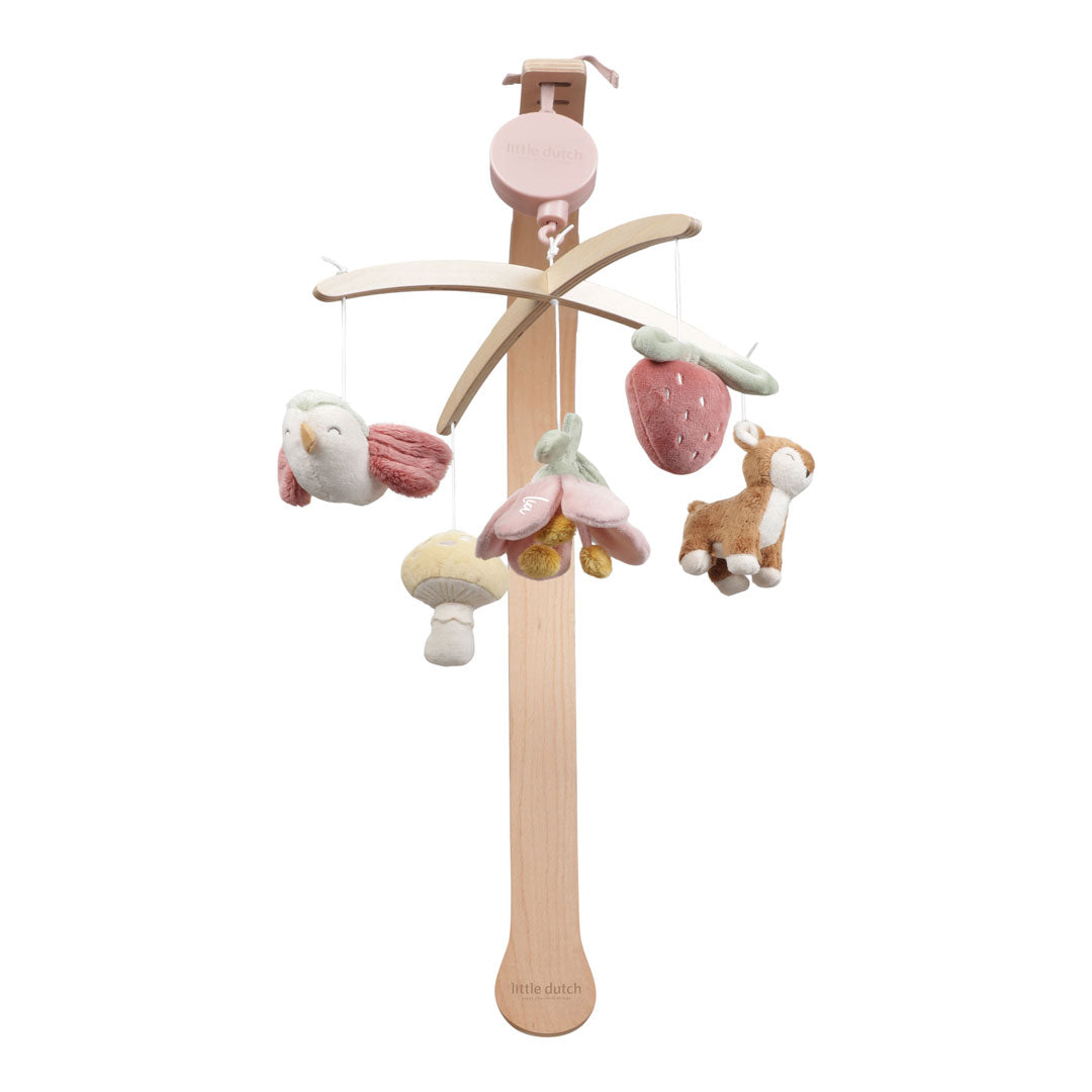 Wooden musical mobile Fairy Garden