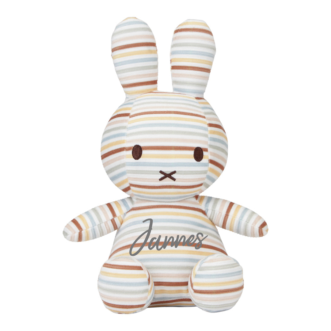 Kuschelhase Vintage Sunny Stripes Allover, 35 cm x Miffy