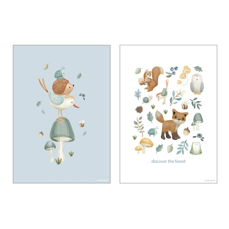 Poster Forest Wonders A3 | Little Dutch