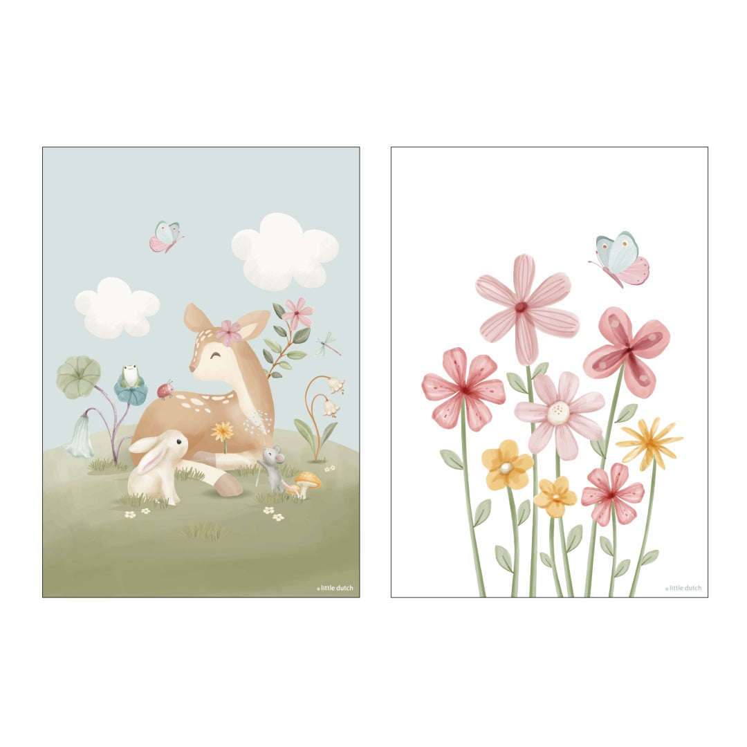 Affiche Jardin des Fées A3 | Little Dutch