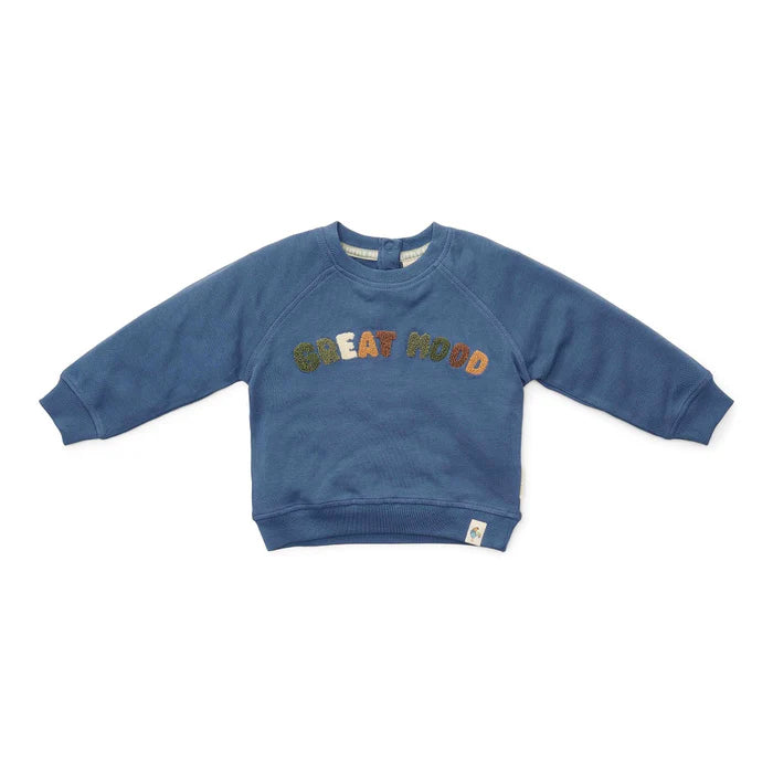 Pullover Dark Blue - 104 - Little Farm | Little Dutch
