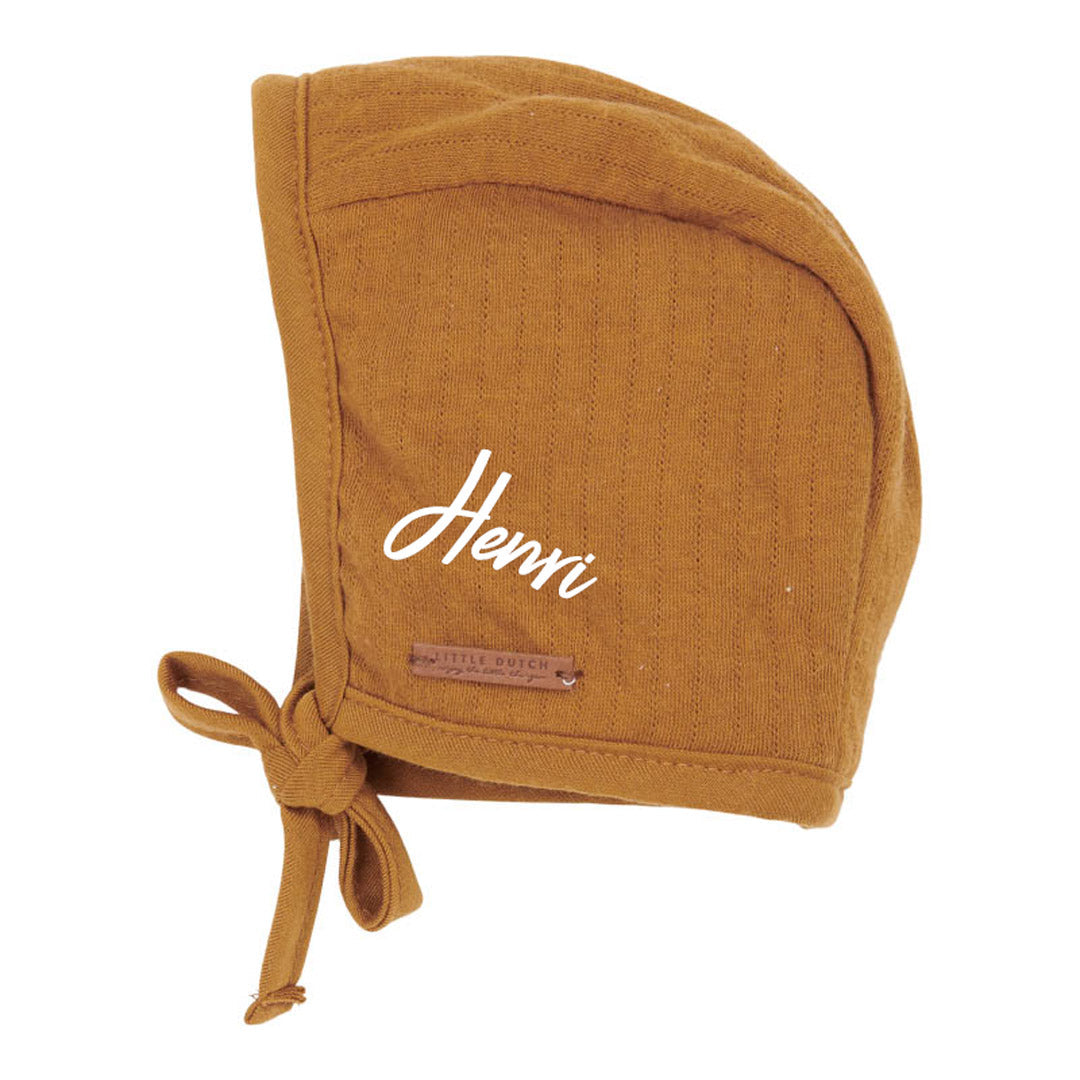 Baby hat Pure ochre Spice | Little Dutch