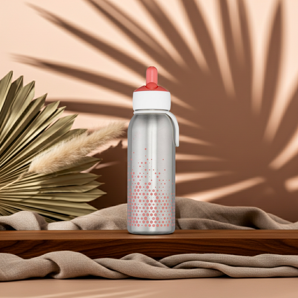 Thermoflasche Flip-up 350 ml Rosa – Kinder Trinkflasche | Mepal