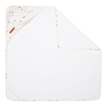 Little Dutch hooded towel Sailors Bay white