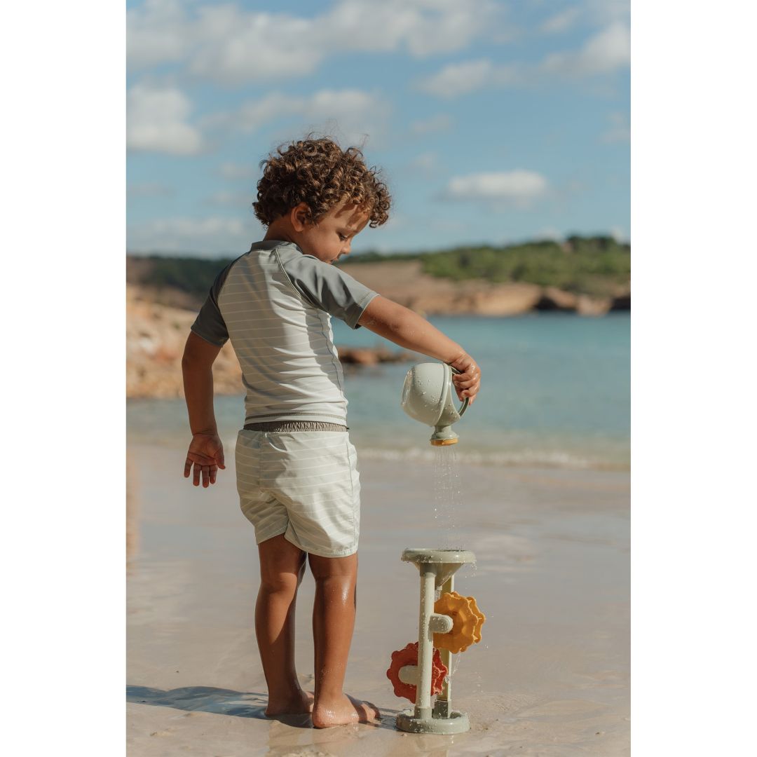 Sand- & Wassermühle Ocean Dreams Grün – Spielzeug für Strand und Garten