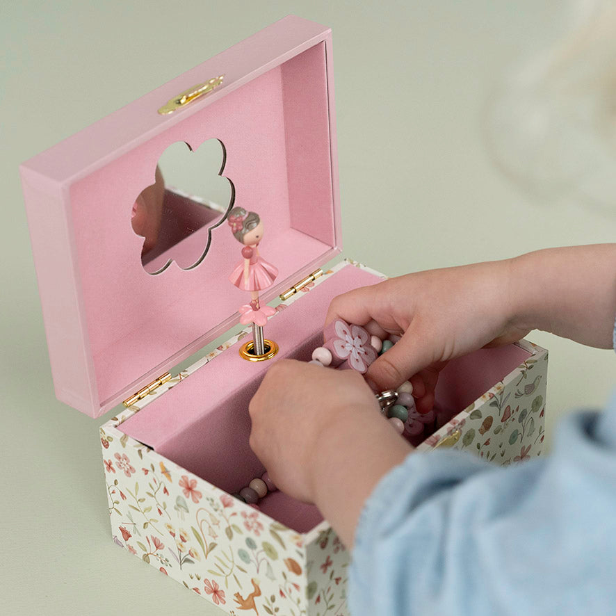 Schmuckkästchen mit Musik - Rosa | Little Dutch