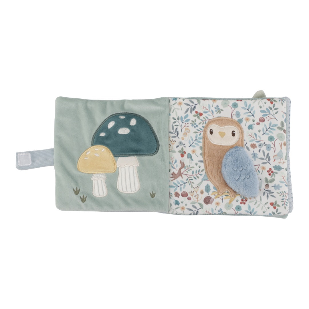 Fabric book with activities Forest Friends