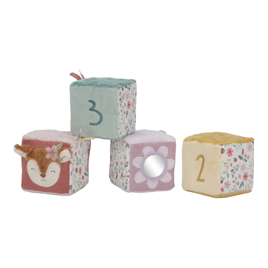 Set de cubes en tissu Jardin des Fées