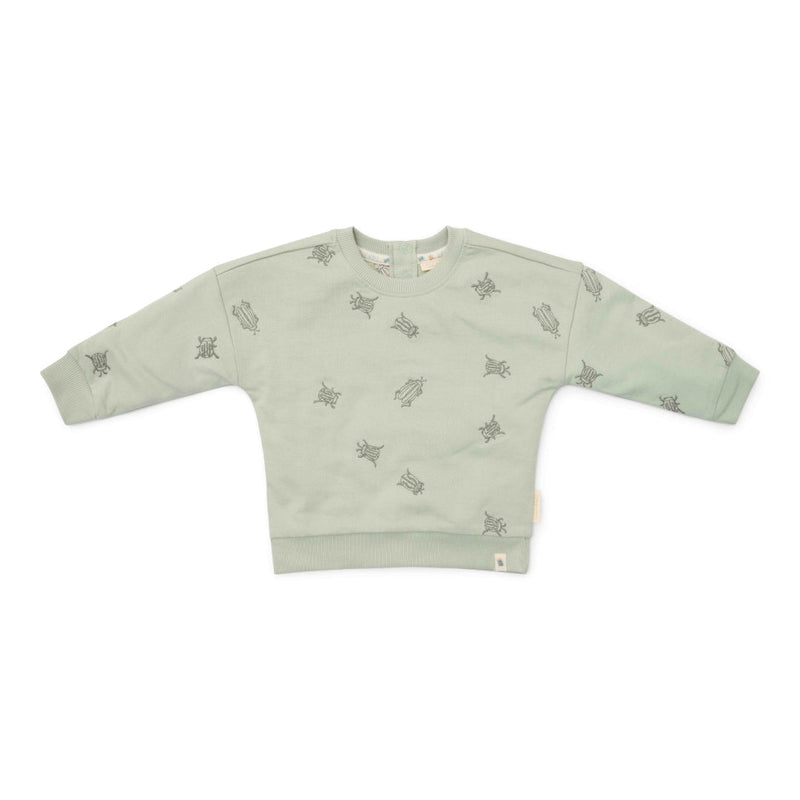 Sweatshirt Forest Mint Bugs | Little Dutch