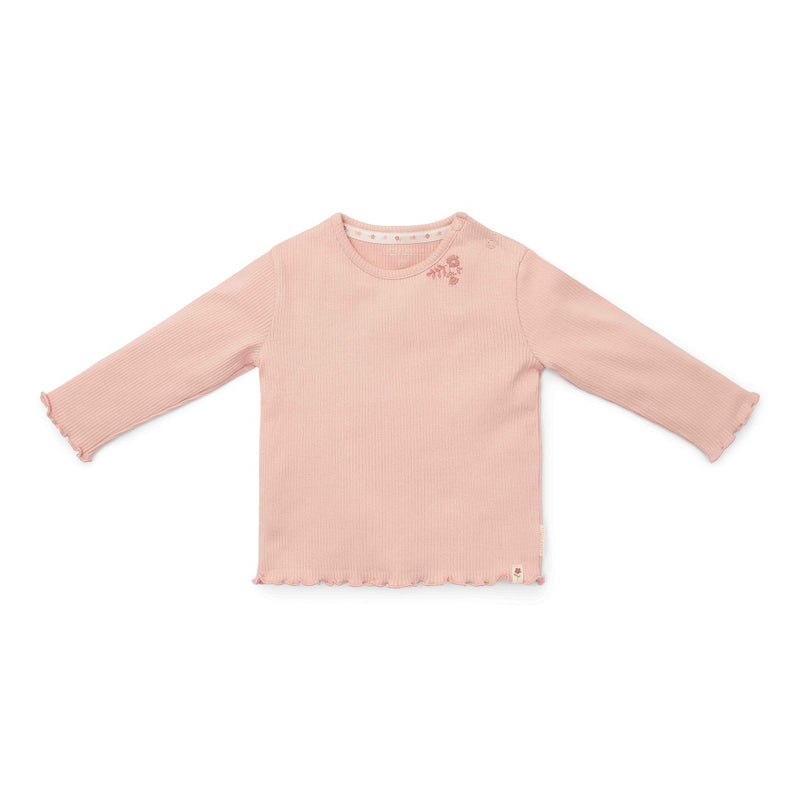 T-shirt long sleeves Soft Rose - Little Farm | Little Dutch