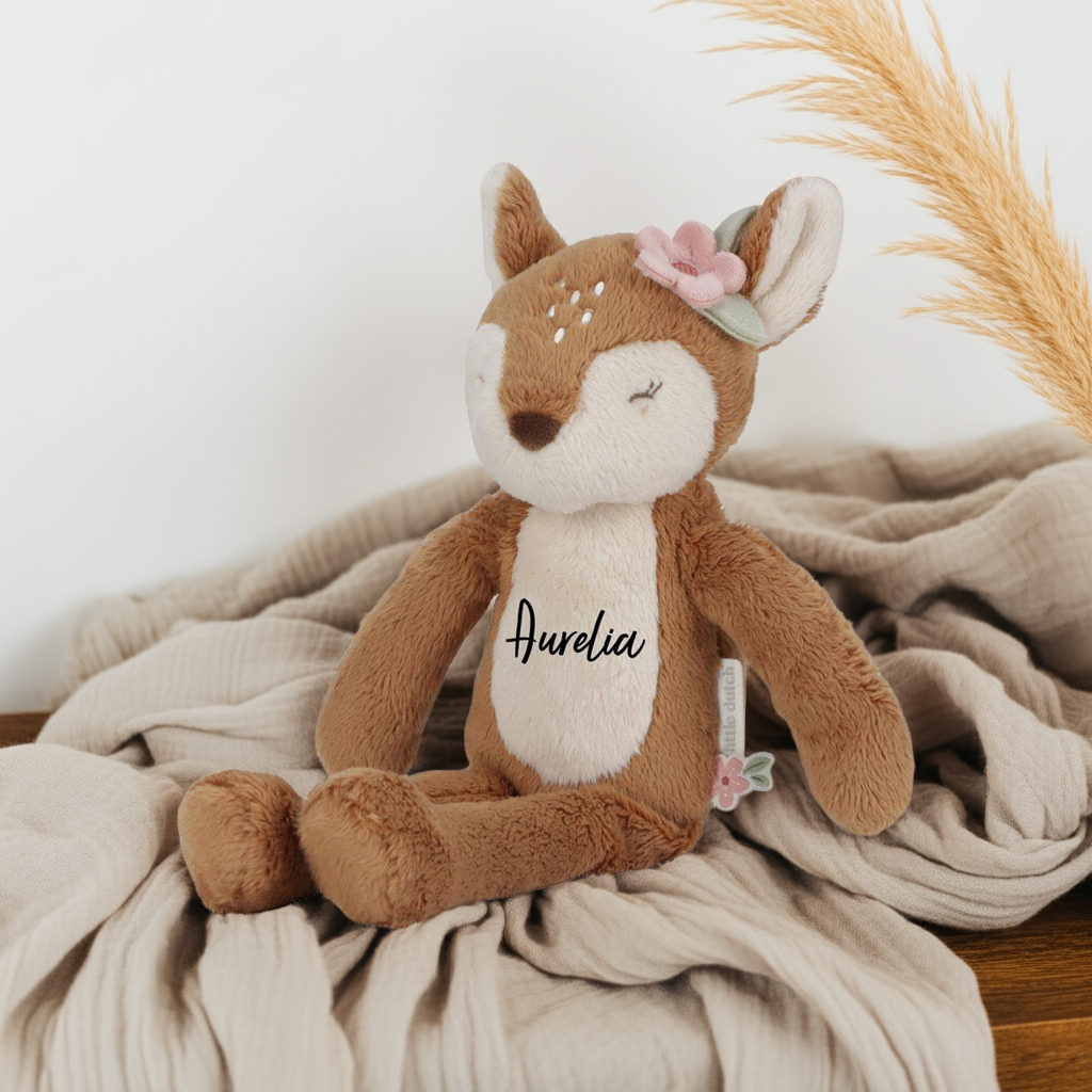 Plush deer long legs Fairy Garden