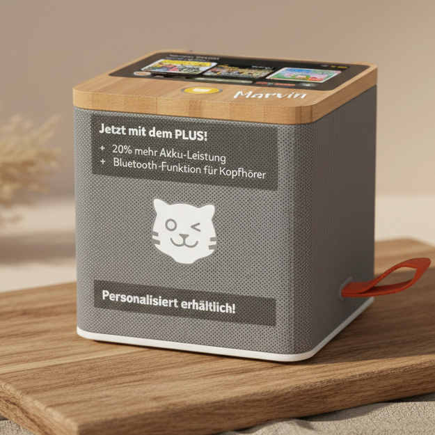 tigerbox TOUCH PLUS grau Bluetooth | by Schmatzepuffer® "personalisierbar"
