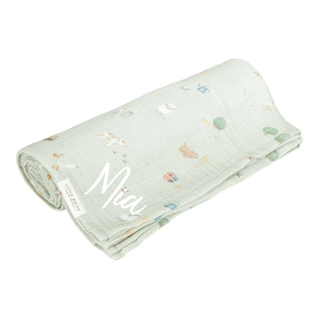 Lange en mousseline - Little Farm | Little Dutch