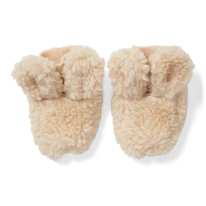 Teddy Schuhe Sand – Warme Babyschuhe für Neugeborene