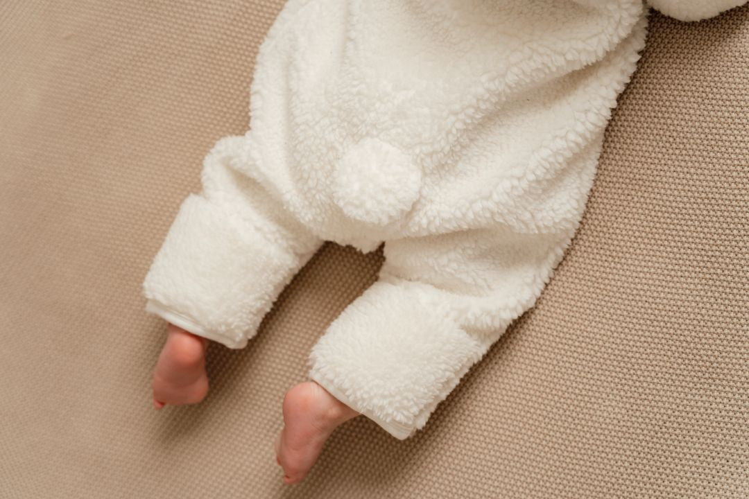 Teddy romper Baby Bunny, Off White | Little Dutch