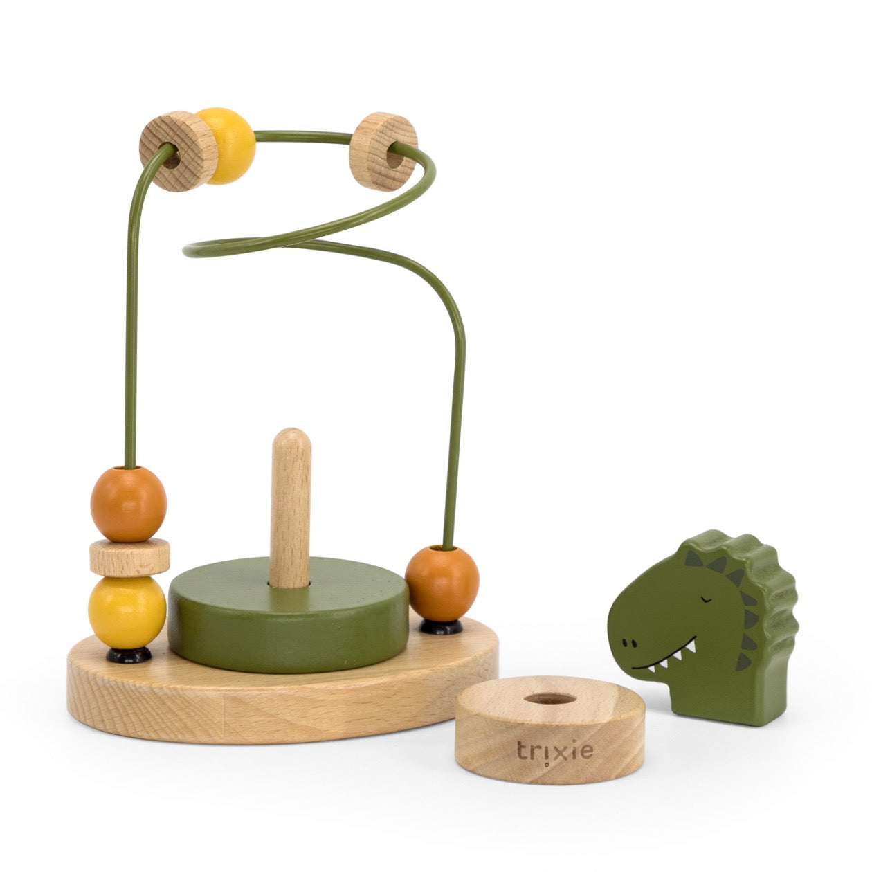 Wooden Motor Skills Loop - Mr. Dino | Trixie