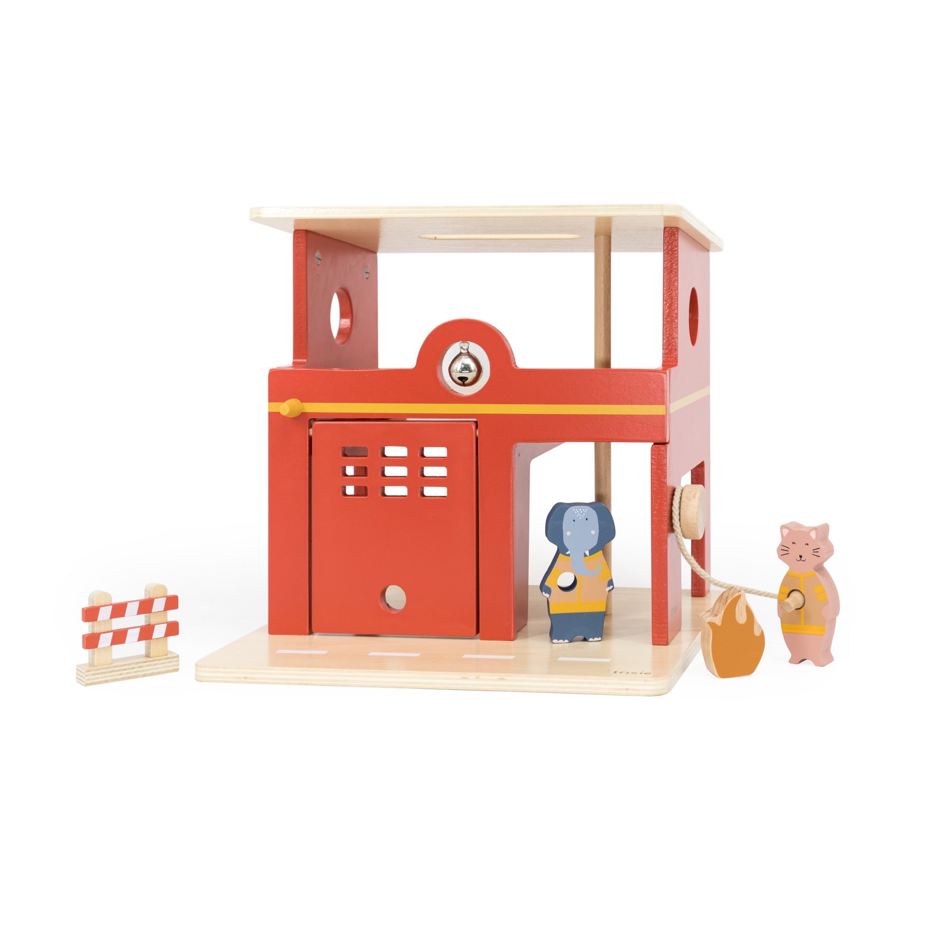 Feuerwache aus Holz mt Tieren | Trixie