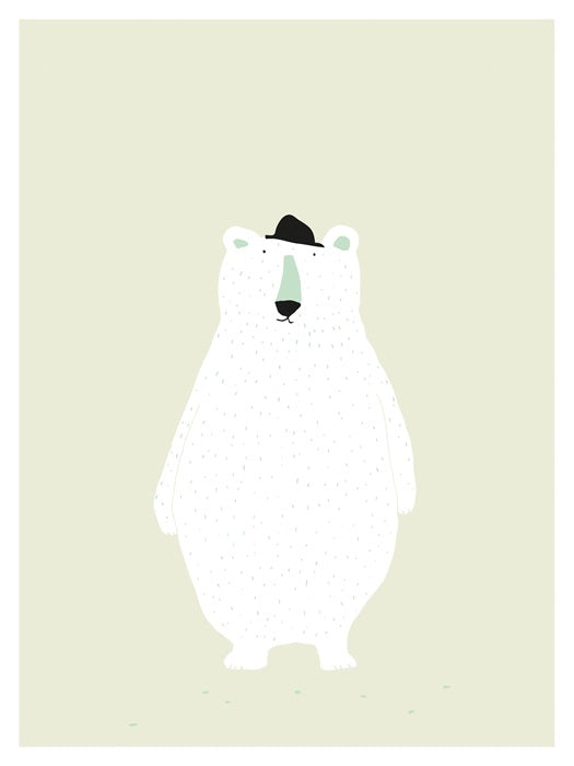 Poster 30 x 40 cm Herr Eisbär | Trixie