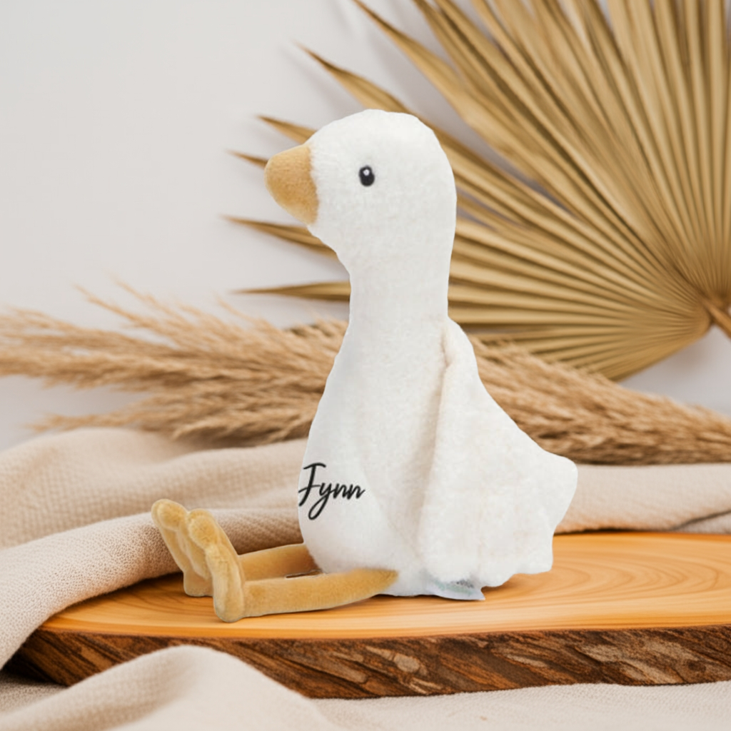 Peluche Little Goose, blanc 20 cm