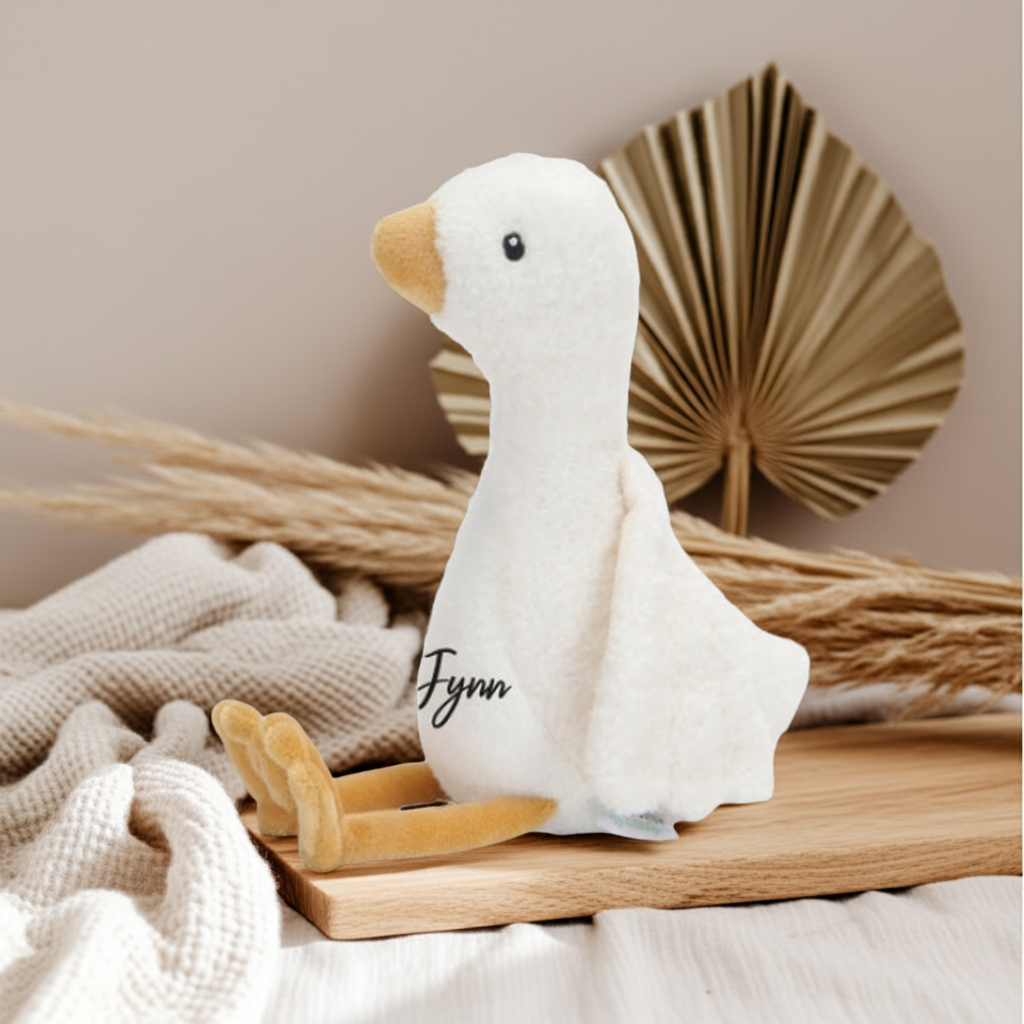 Peluche Little Goose, blanc 20 cm