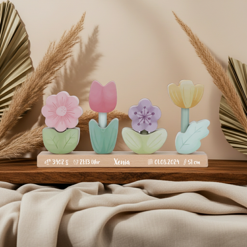 Stapel-Blumen Fairy Garden "Zur Geburt"