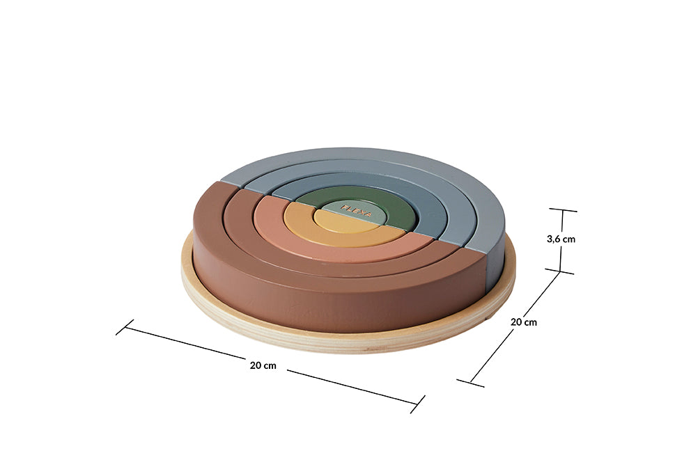Stacking Tower Rainbow I Flexa