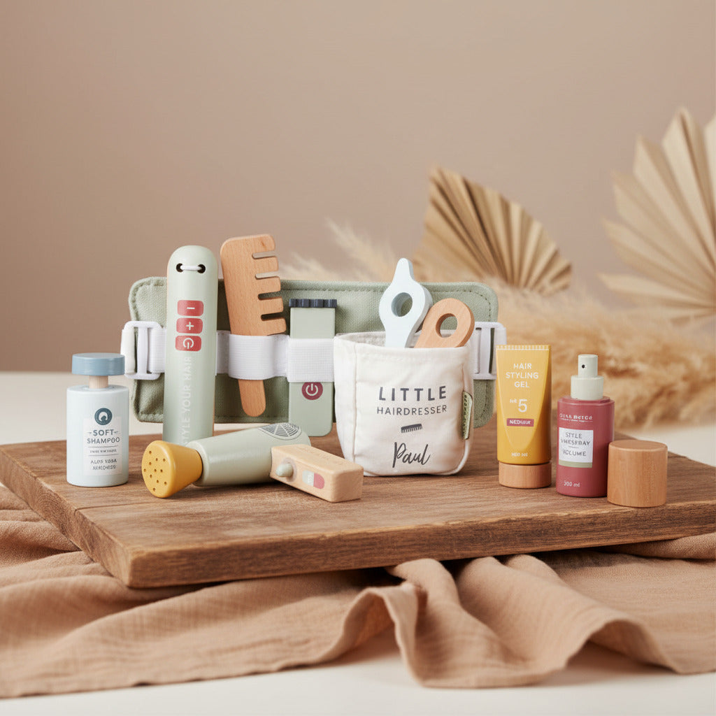 Friseur-Set Kinder Holz