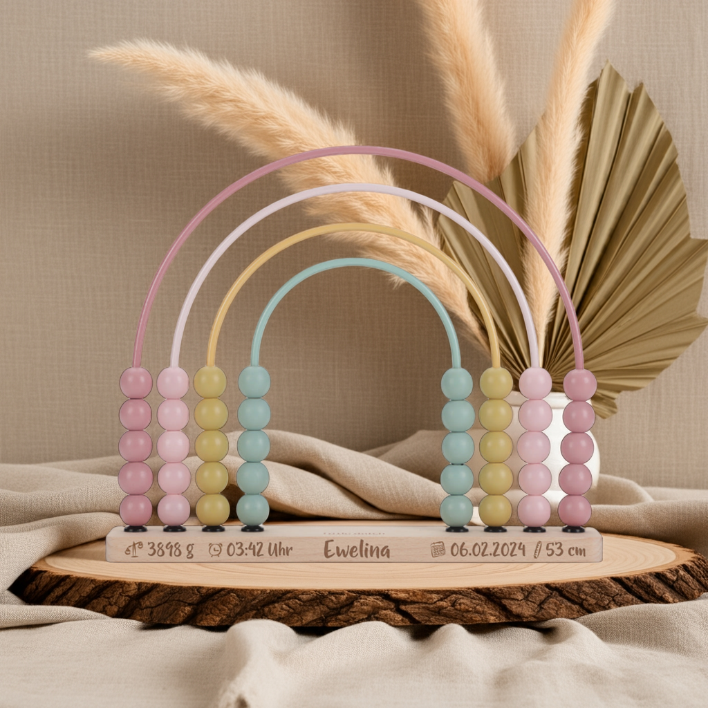 Rainbow Abacus Fairy Garden