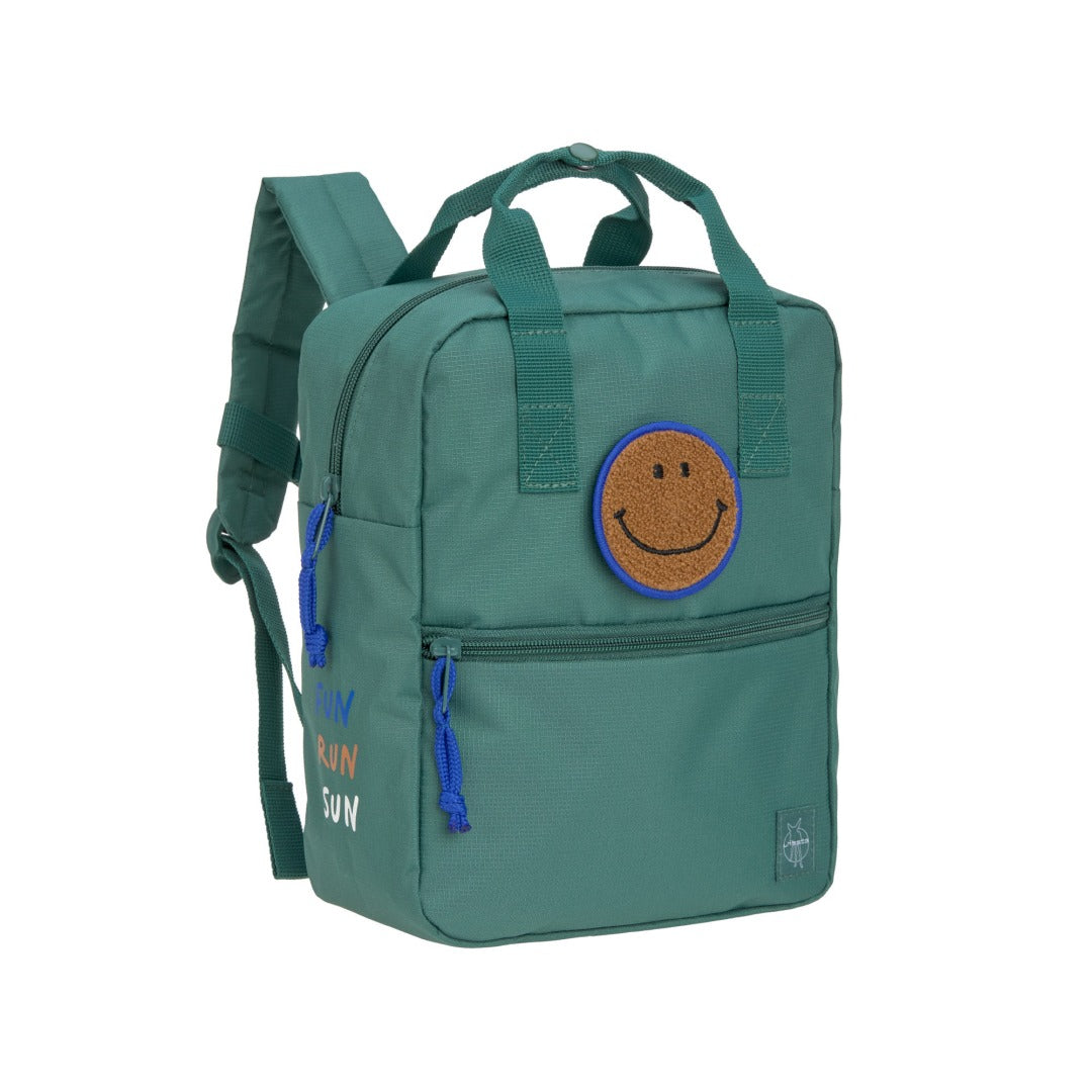 Kindergarten Backpack Square - Little Gang, Dark Green | Lässig