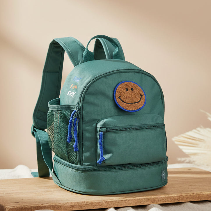Kindergarten Backpack Mini - Little Gang, Dark Green | Lässig