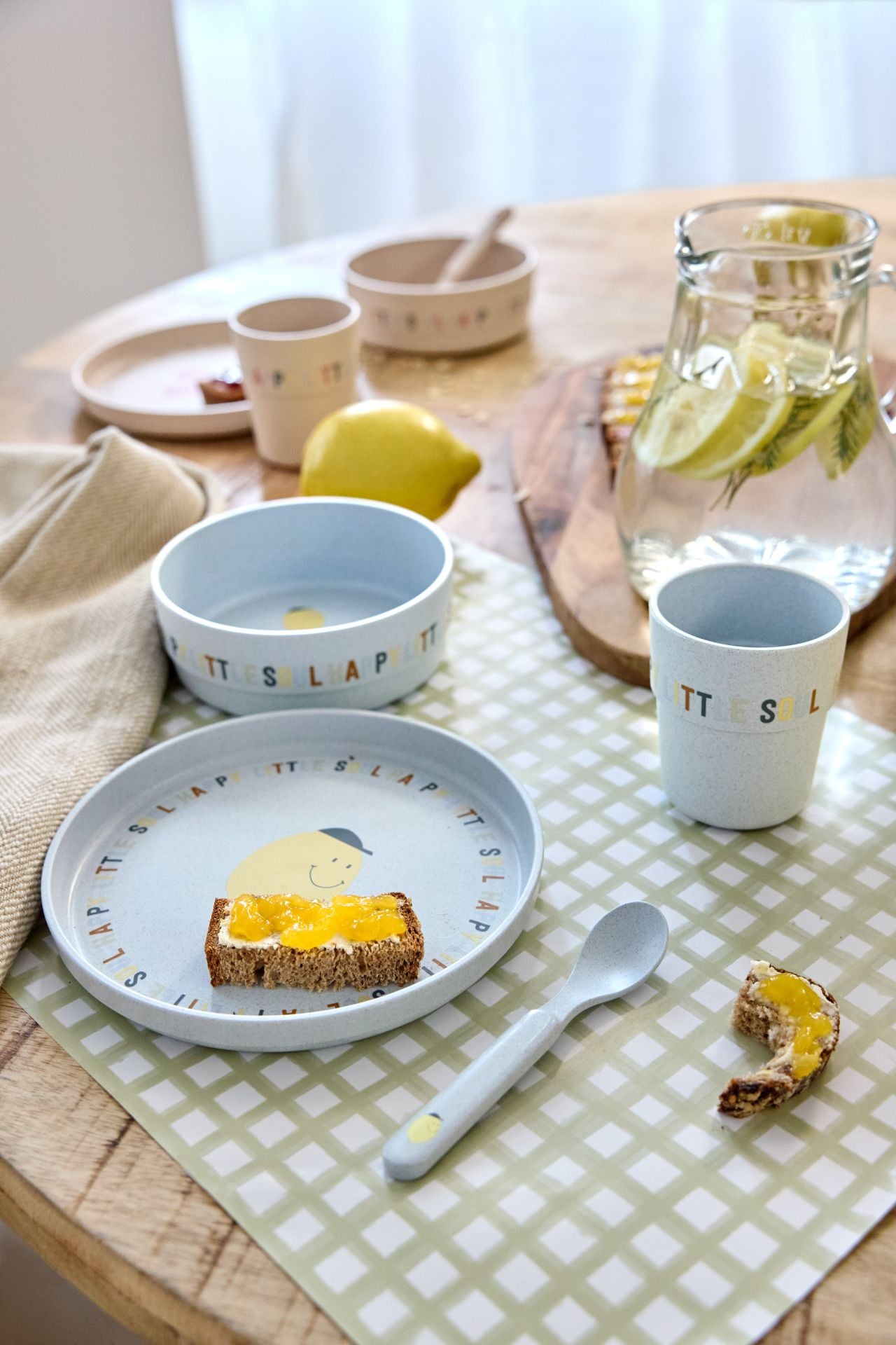 Kindergeschirr Set Happy Fruits - Lemon | Lässig
